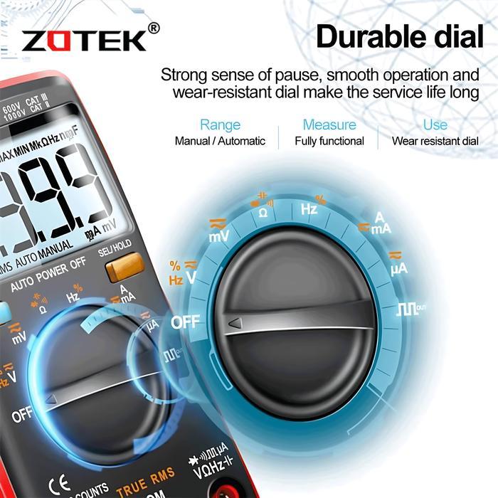 Promo Avometer Digital Zotek Zt109 / Multitester Digital Zt109 Original