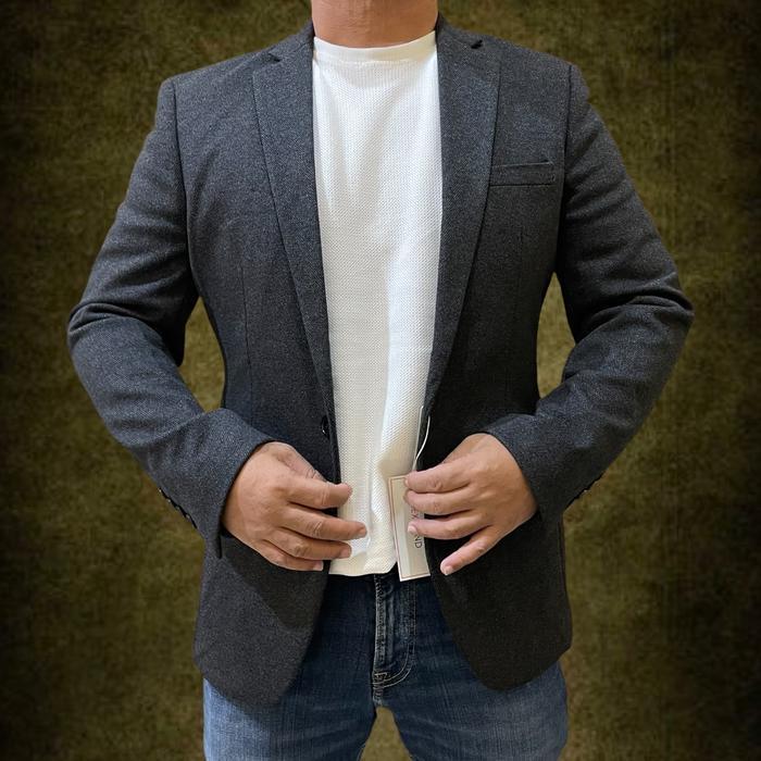 Promo Slim Fit Blazer Pria Strech Nextland Jas Pria Semi Formal Jas Santai