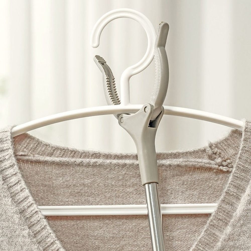 Stainless Steel Foldable Litter Picker Easy to Hold Folding Pregnant Grabber Stick Trash Reacher