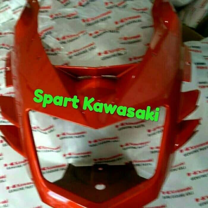 Cover Batok Lampu Headlamp Fairing Depan Ninja Rr New Oren Orange