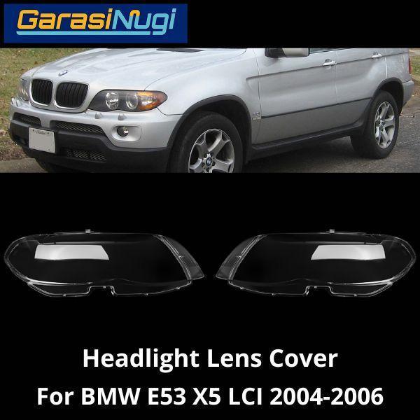 Mika Headlight For BMW E53 LCI Lens Kaca Cover Lampu Depan X5