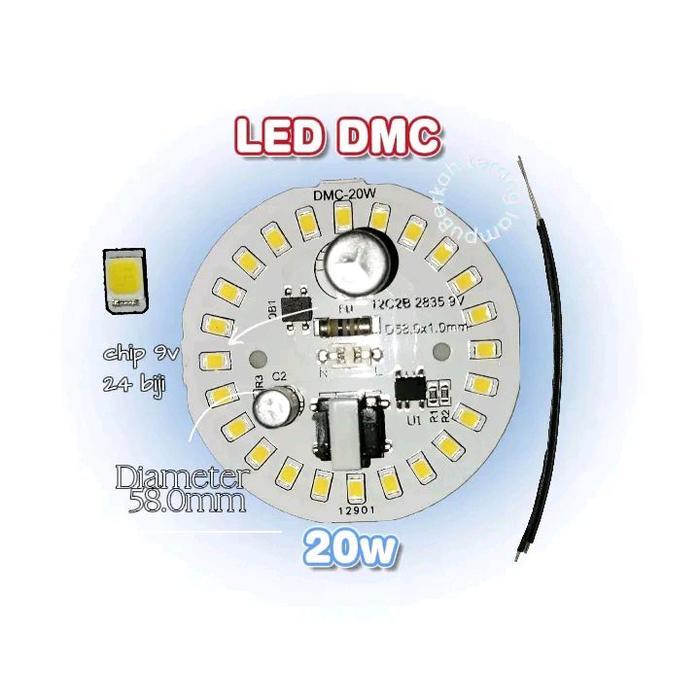 "New" PCB LED AC DMC 5w sampai 50w, chip 9v