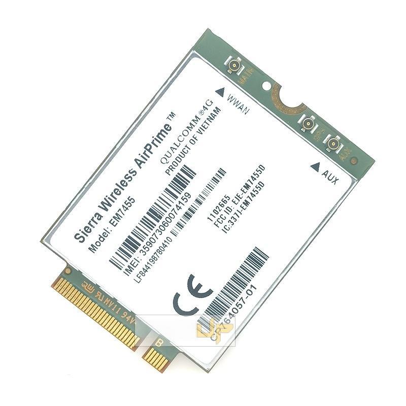 1Set Metal 4G CARD 300Mbps WWAN Wireless EM7455 1103582 FDD/TDD LTE Cat6 NGFF M.2 4G MODULE For