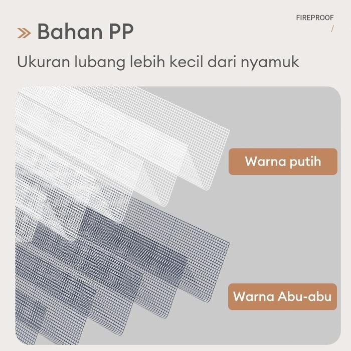 "New" Pintu kawat geser sliding Anti nyamuk Pintu geser Bernapas dengan lubang Anti Tikus lipat