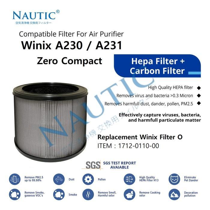 Winix Zero Compact Filter Hepa Replacement Winix Filter O