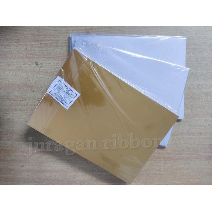 Kertas PVC Instant ID Card Inkjet GOLD Tebal 0,76 mm high quality