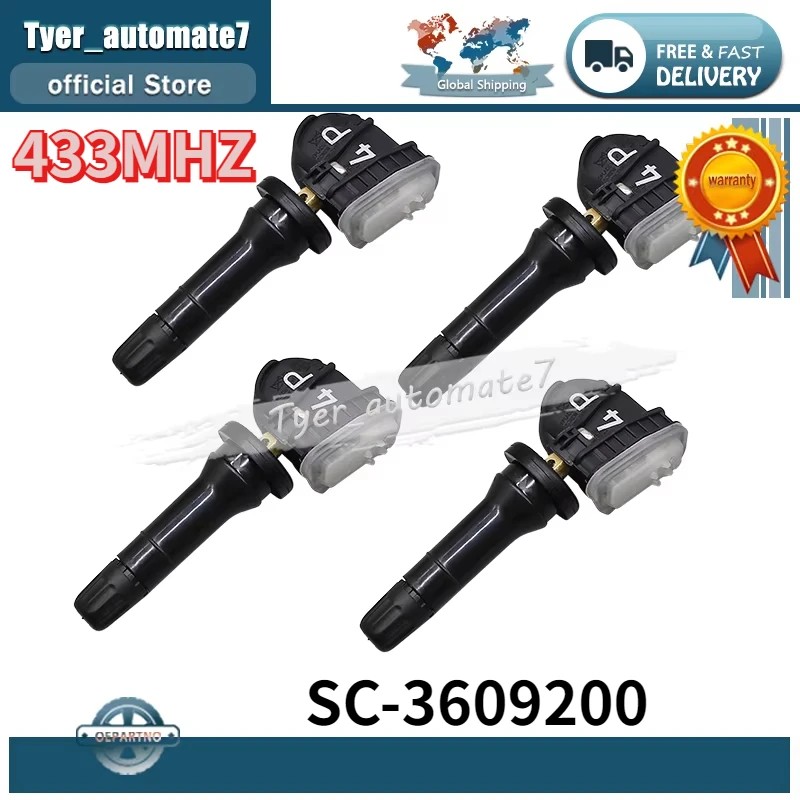 TPMS Sensor 433MHZ SC-3609200 SC3609200 Tire Pressure Monitoring System Sensor For BYD qin song tang