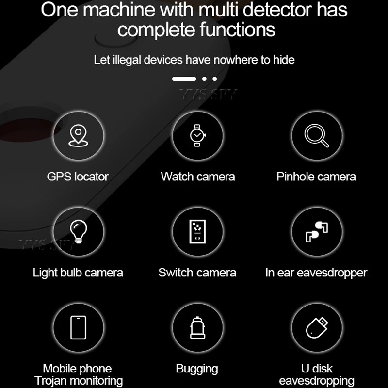 Professional Mini Hidden Camera Detector Anti Spying Gadgets Espion Cmaras Detection RF GPS Bug