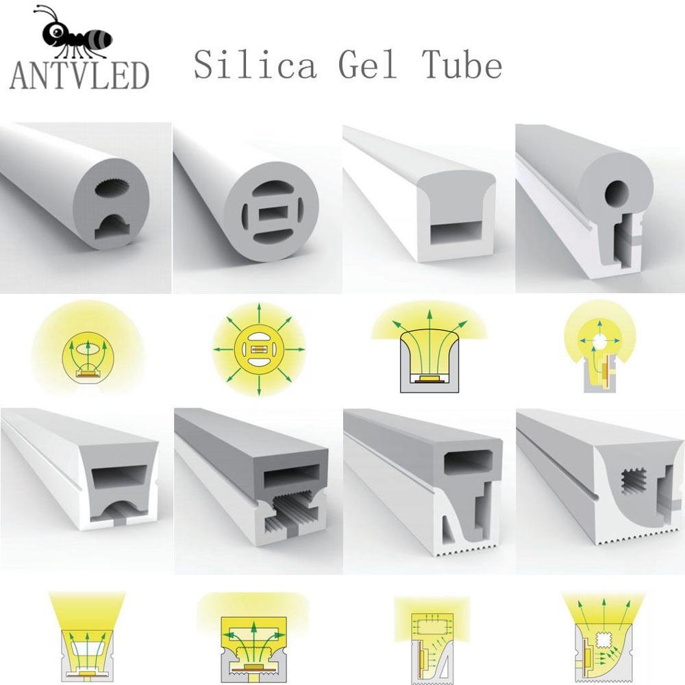 WS2812B WS2811 WS2813 WS2815 5050 ED Neon Rope Tube Silicone Gel Flexible Strip Light Soft Lamp Tube