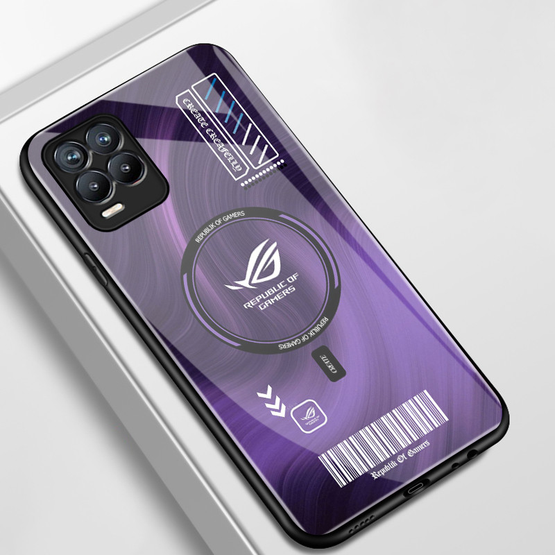 Casing Hp Untuk Realme 8 5G 8s 5G 8 Pro Case Casing pola lingkaran Kasing HP Kesing keras kaca Silik