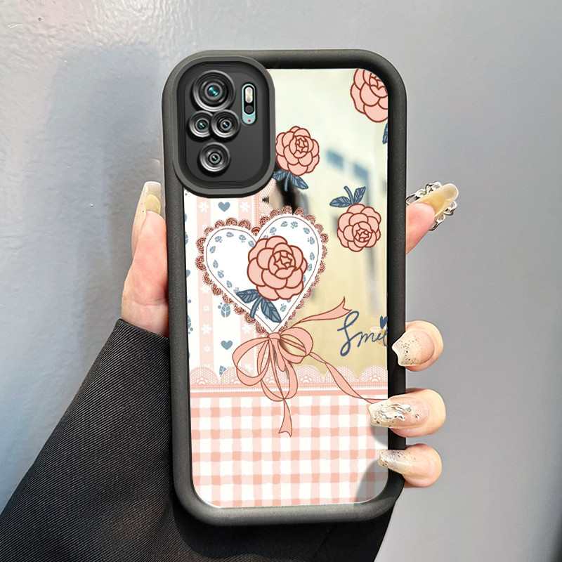 Casing Hp Xiaomi Redmi Note 10 Redmi Note 10s Redmi Note 10 Pro POCO M5s Case Casing Bunga Teh Gunun
