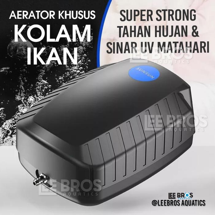 AERATOR KOLAM IKAN DAN AQUARIUM TAHAN HUJAN DAN UV MATAHARI / AIR PUMP / AERATOR KOLAM IKAN KOI /