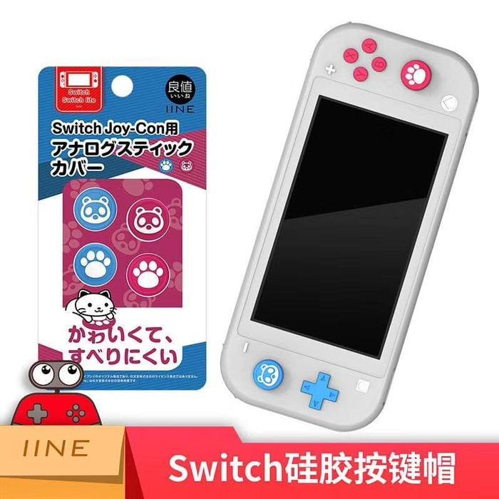 SALE IINE Thumb Grip Animal Crossing & Paw Analog Caps for Joy Con Joycon Nintendo Switch isi (4