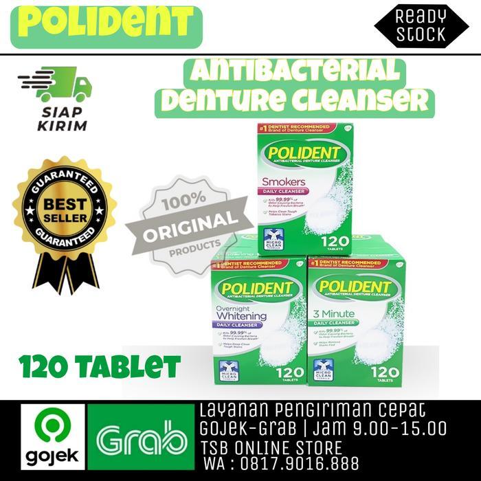 POLIDENT ANTIBACTERIAL DENTURE CLEANSER