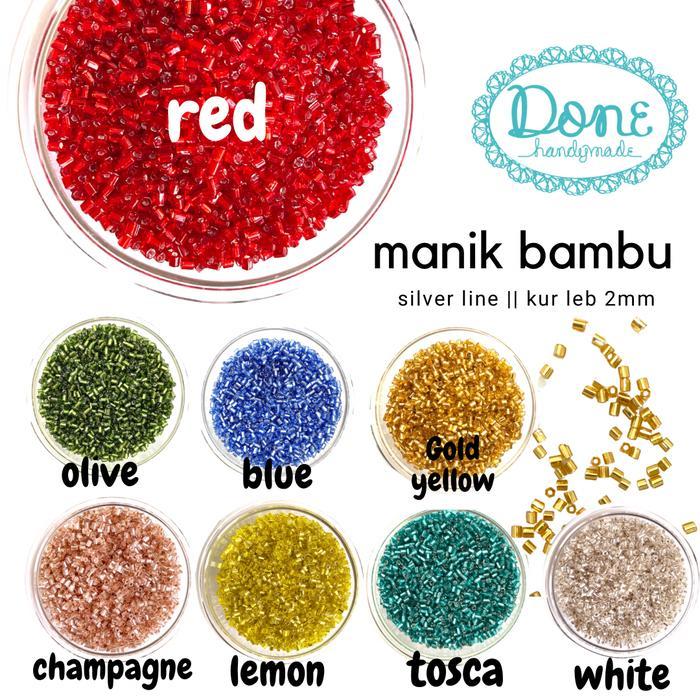 Manik bambu payet jepang manik jepang payet kebaya embroidery beads