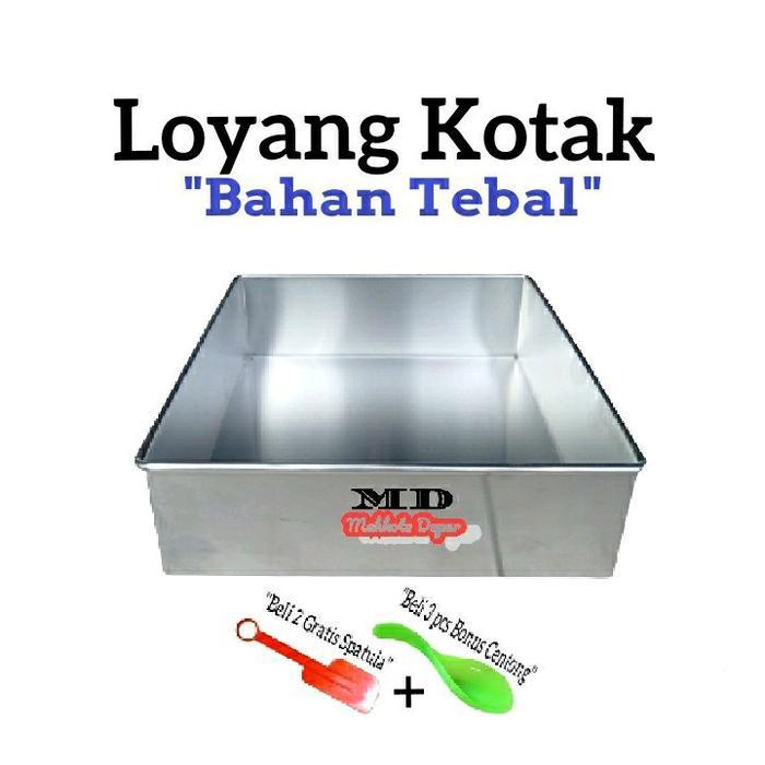 Loyang Kotak/Loyang Kue Tart/Loyang Kue Anti Lengket/Loyang Bolu
