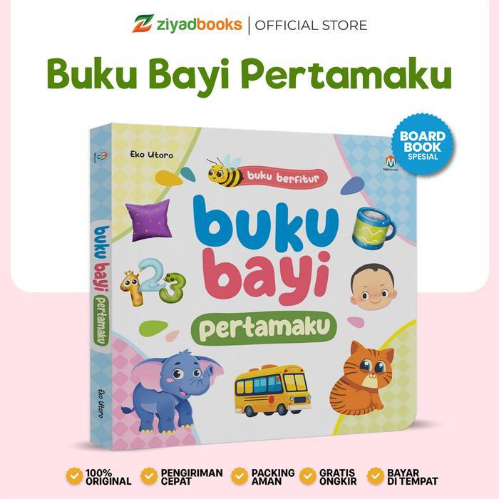 Buku Bayi 0 sampai 6 bulan Boardbook - Buku Bayi Pertamaku Berfitur Anak