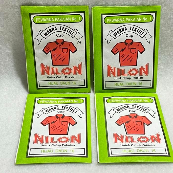 WANTEX / PEWARNA KAIN / PEWARNA PAKAIAN HIJAU DAUN NO.16 / 1 PCS