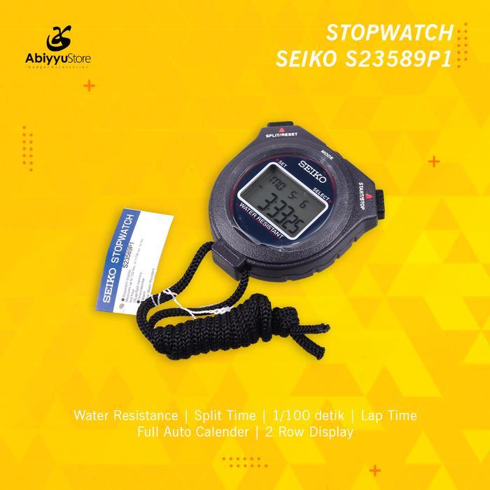 Stopwatch Seiko S23589 Stop Watch Seiko S23589 Alat Pengukur Waktu