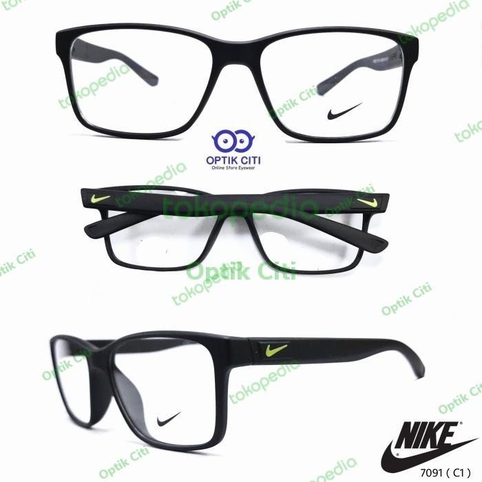 Frame Kacamata Pria Nike 7091 Sporty Ringan Gratis Lensa Minus