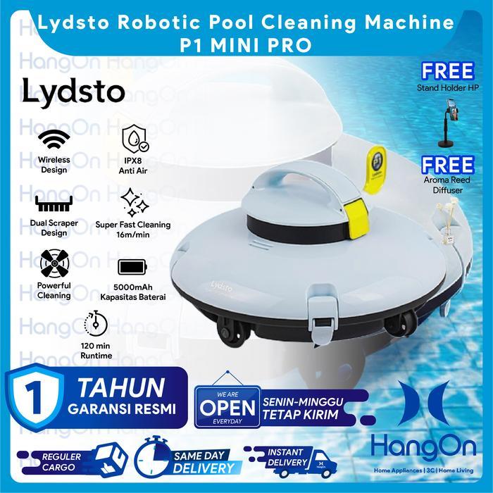 Lydsto P1 Mini Pro Pool Robotic Vacuum Cleaner Swimming Kolam Renang