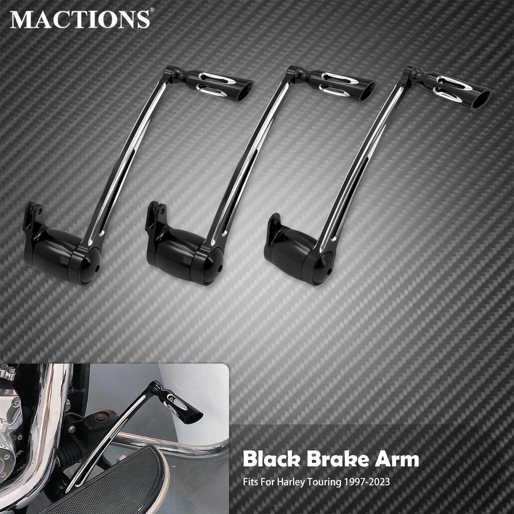 PROMO HARI INI  Motorcycle Brake Arm Lever CNC Footrests Brake Arm Pedal Kit For Harley Touring Road