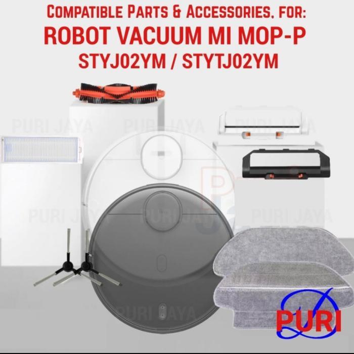TERLARIS Filter Mop Roller Side Brush Xiaomi Mi Robot Vacuum Mop P STYJ02YM 3 SALE