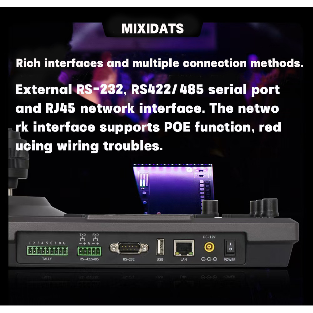 1080P60fps PTZ Camera NDI POE 20X Zoom Conference for Church Meeting 1pc NDI PTZ camera Controller