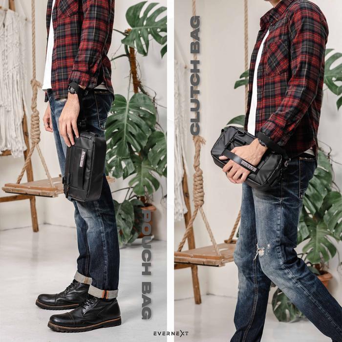 Clutch Pria Tas Tangan Clutch Bag Hand Bag Cluth Bag Dompet Pria Wanita Waterproof