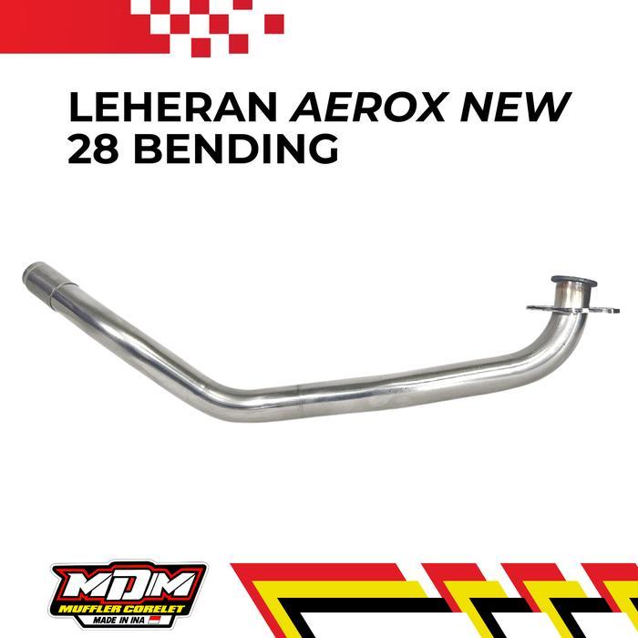 MDM RACING MUFFLER Pipa Leher Kenalpot Nmax NEW / Aerox NEW 28 MM Bending