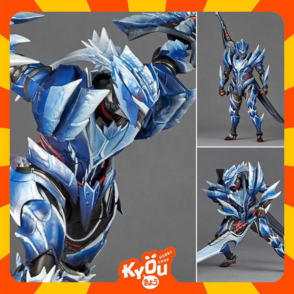 Revoltech Amazing Yamaguchi Action Figure Lunagaron Armor Set - Monster Hunter Rise: Sunbreak (17cm)