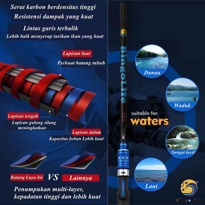 Sale Joran Pancing Joran Casting Bc Joran Spinning Ultralight Ul Rod Tongkat Pancing
