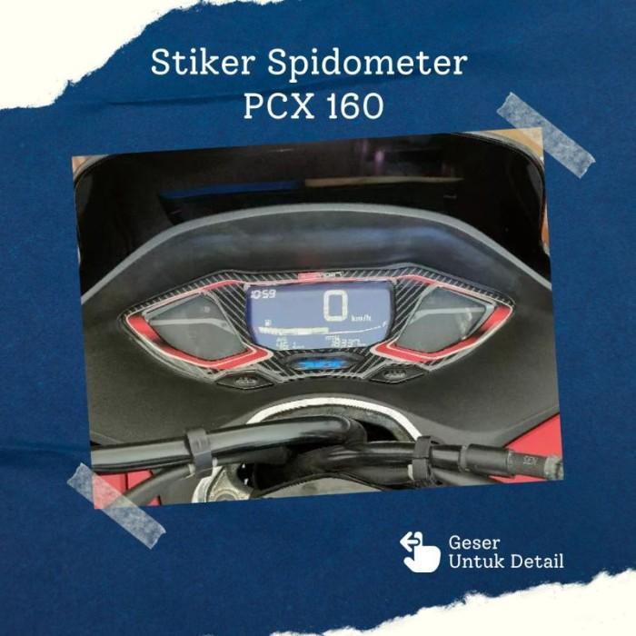 Murah Stiker Spidometer Pcx 160 Stiker Antigores Spidometer Pcx 160 Resin - Biru