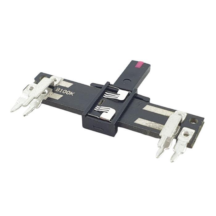 Potensio Geser 5Cm 6 Pin 100K Stereo Kaki 3-3 Slide 5 Cm Equalizer 104 Terpercaya