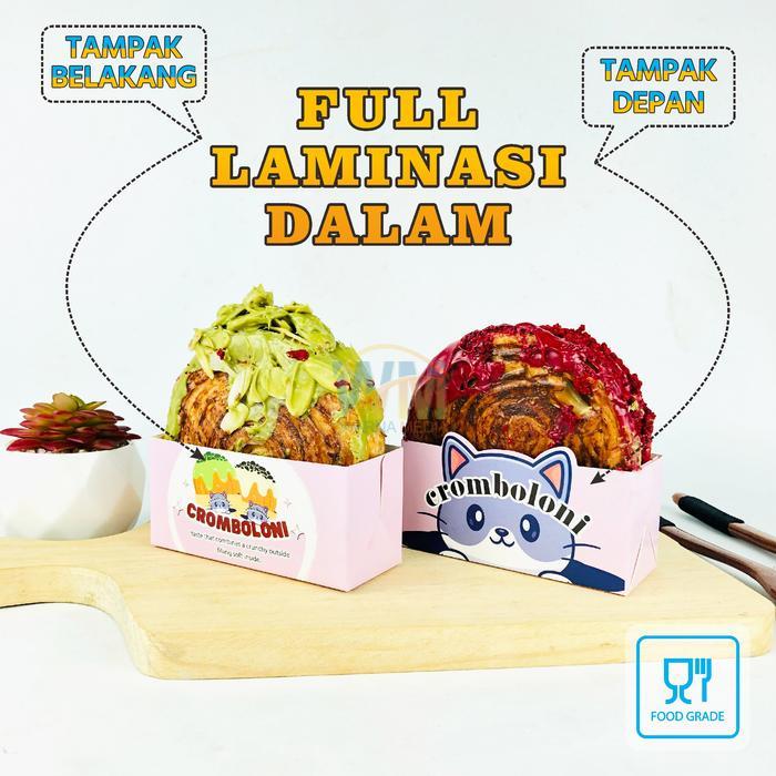 (Isi 50Pcs) Kemasan Cromboloni / Wadah Cromboloni / Box Cromboloni / Tray Cromboloni / Mika
