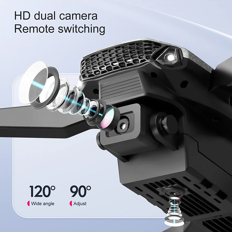 S91 EVO Drone 4K HD Dual Camera Obstacle Avoidance Aircraft 5G Wifi FPV Folding Brushless Wide Angle