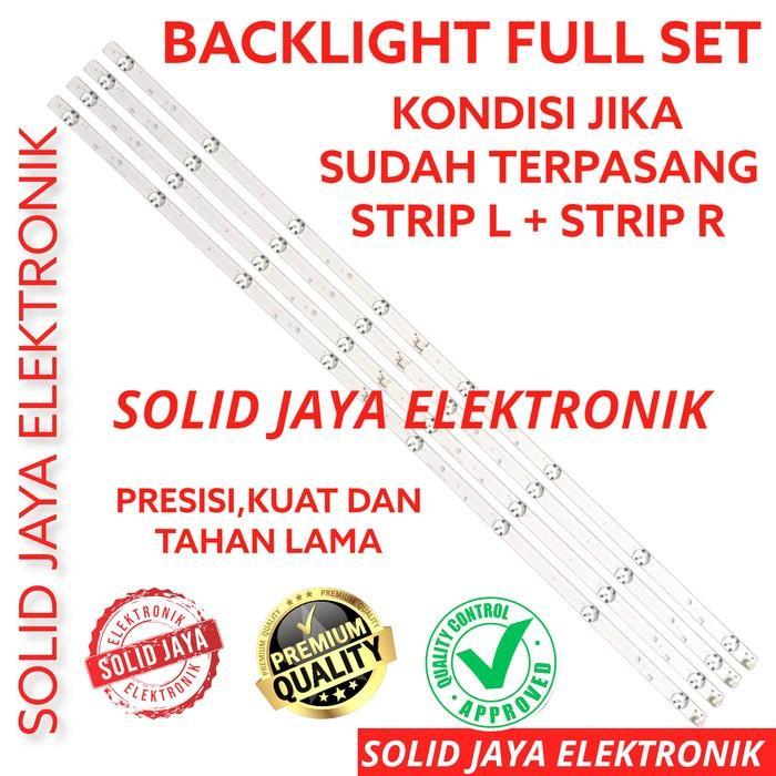 Backlht Tv Led Toshiba 47 Inc 47L2400 47L5400 47L2400Vj 47L5400Vj Vj 47L Lampu 8K 3V 47Inc 47Inc