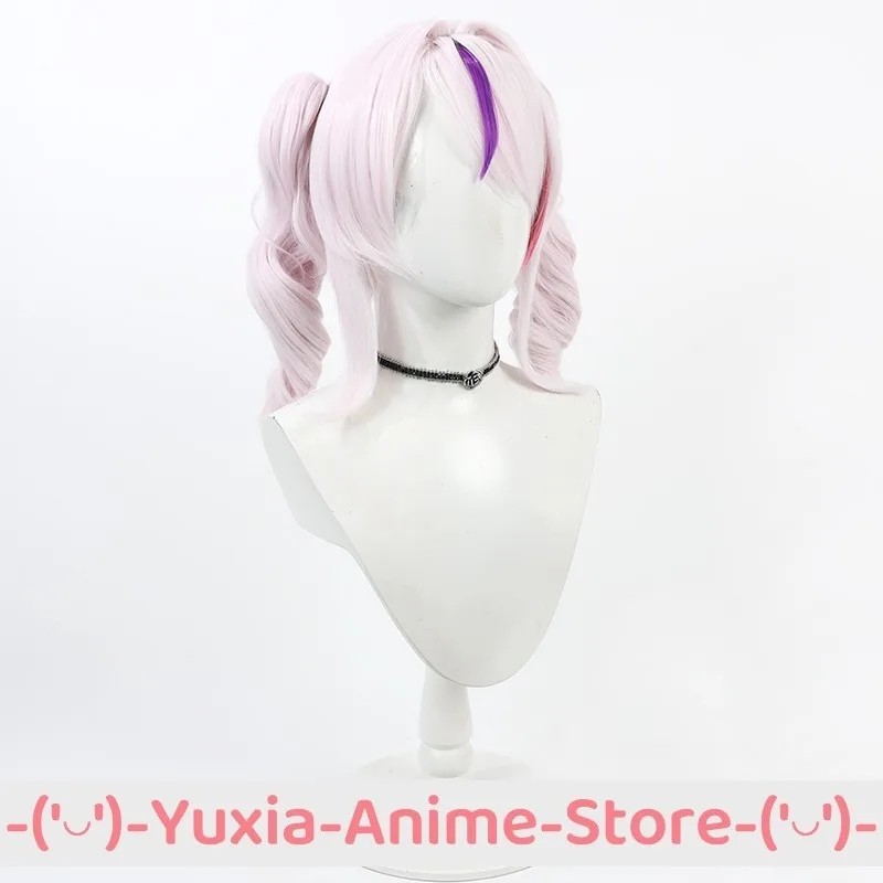 VTUBER VIRTUAL MARIA MARIONETTE COSPLAY WIG WITH PONYTAIL ANIME ROLEPLAY WIGS PARTY COSTUME