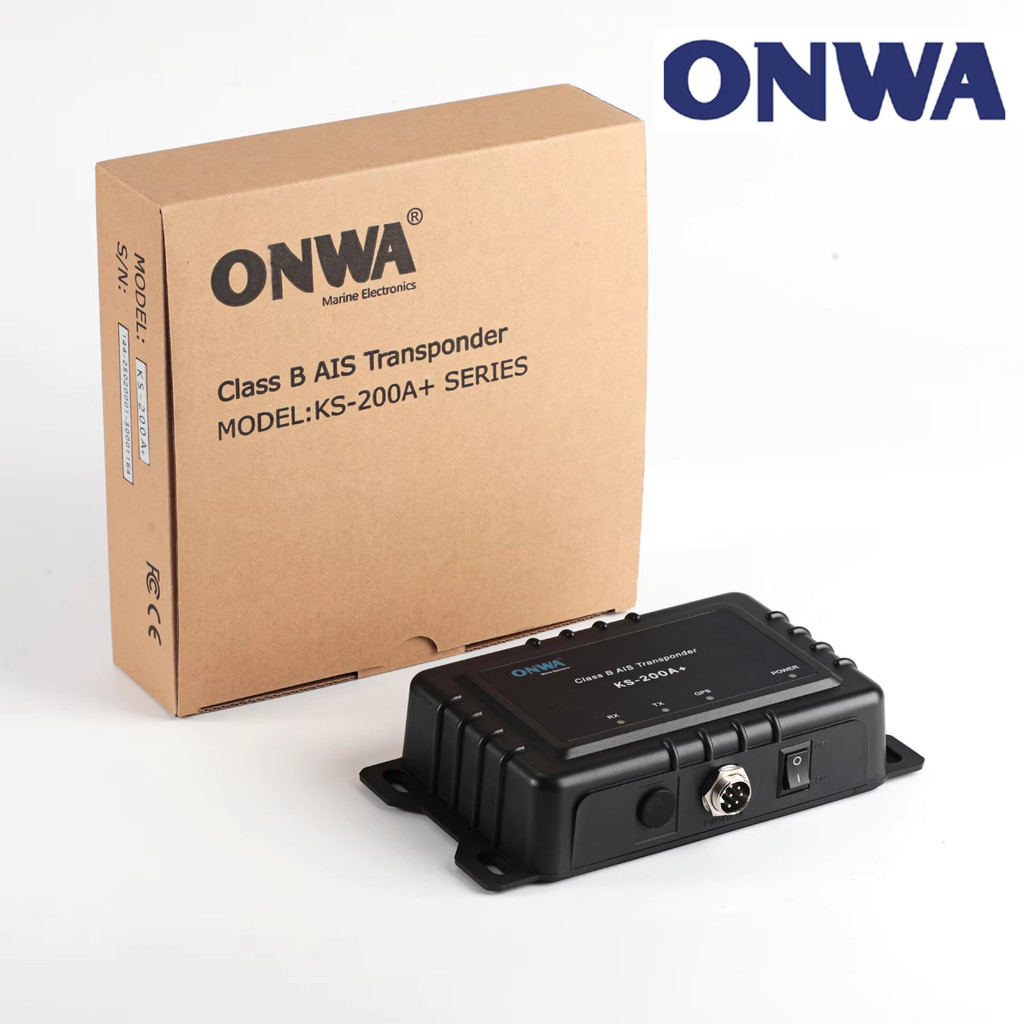 BEST SELLER ONWA KS-200A+ AIS Transponder Marine AIS 5 watts Class B+ AIS Transponder Support nmea20