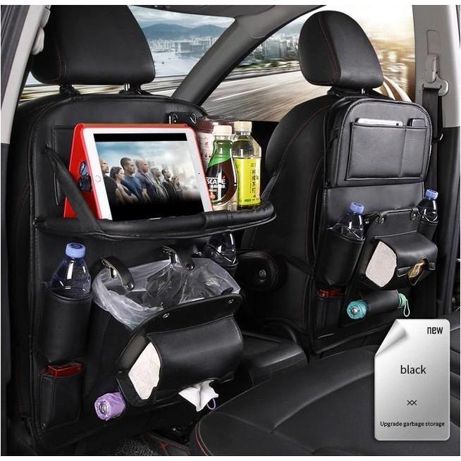Siap Kirim~ Daihatsu Sigra Back Seat Car Organizer Leather Mobil Tmpt Sampah