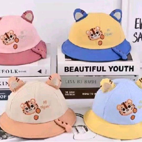 IMPORT Topi Bucket Anak Laki Perempuan Hi Tiger Fashion Hat