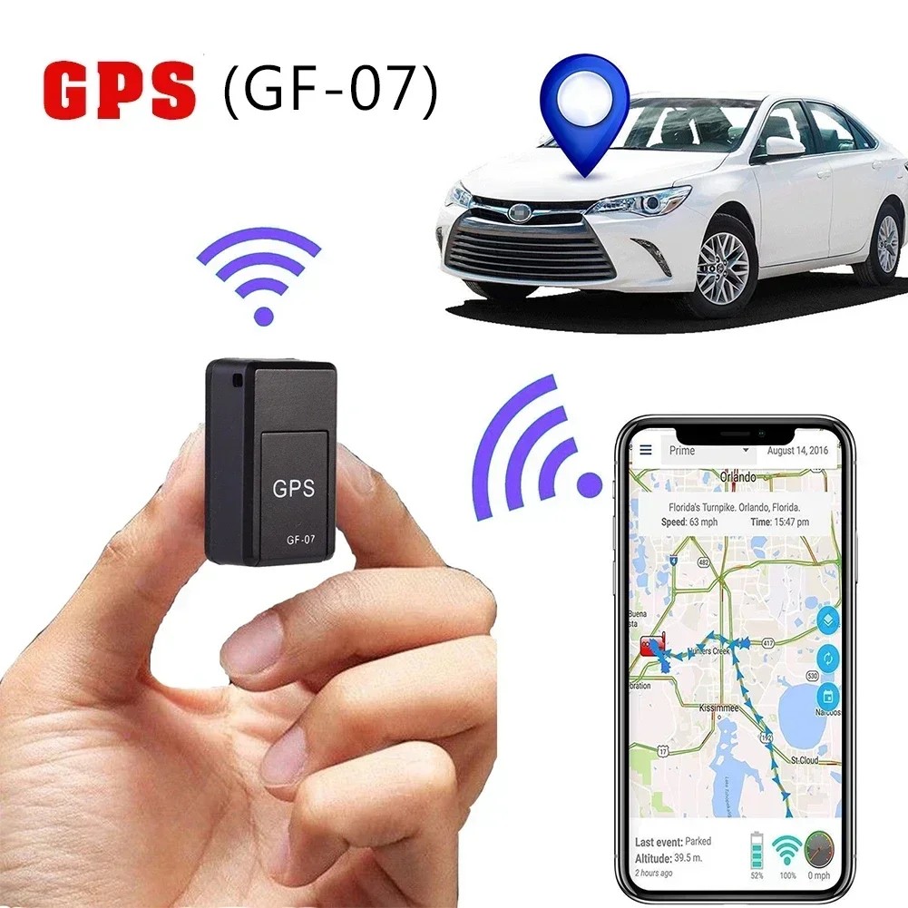 GF07 Mini Car Magnetic GPS Tracker Real Time Tracking Locator Device Magnetic GPS Tracker Real-time