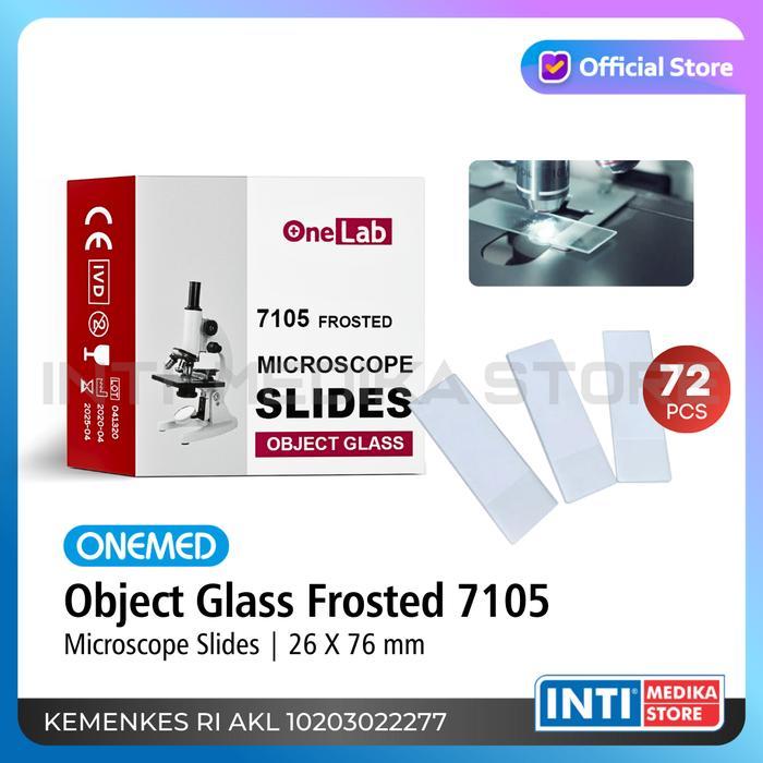 ONELAB - Object Glass Frosted 7105 Kaca Preparat Microscope Slides