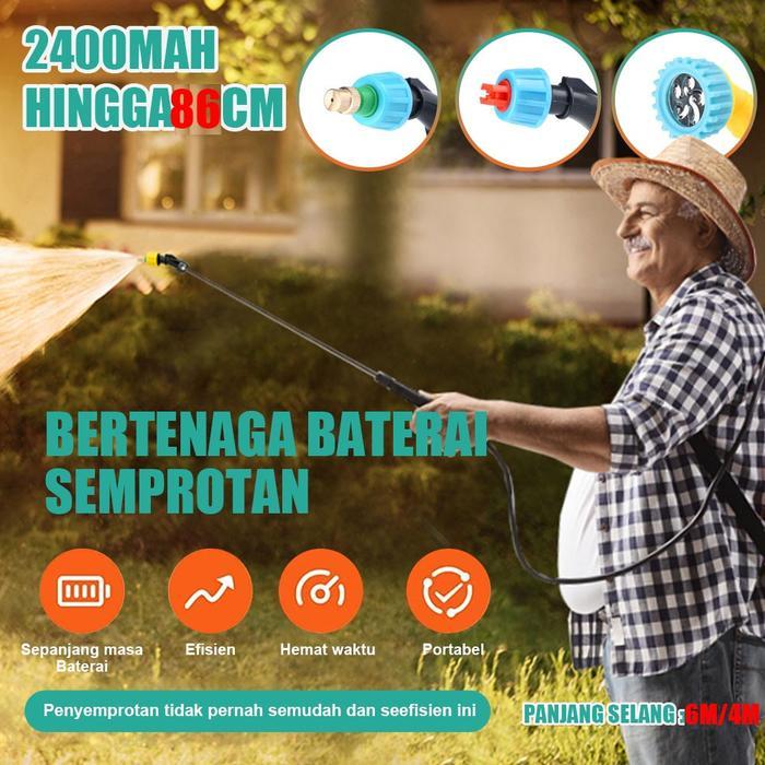 "New" REAIM Semprotan Sprayer Tanaman Alat Semprot Tanaman Semprotan Kebun Sprayer Baterai Nozel
