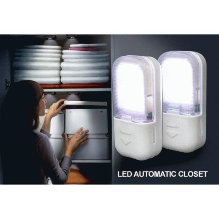 "New" Lampu Sensor Lemari Otomatis / Lampu Lemari Led Otomatis Baterai