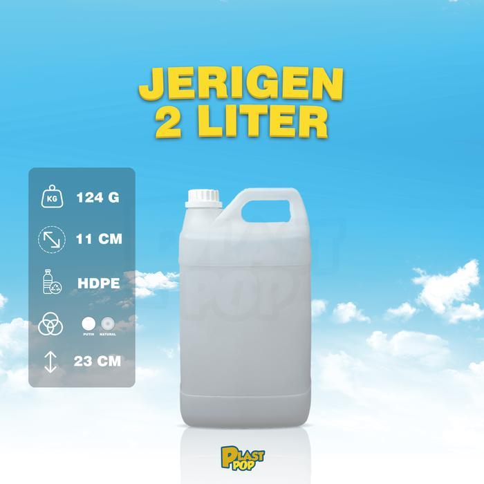 (35 pcs) Jerigen 2 Liter / Sabun / 2000 ml / 2 Liter Segel - Jerigen Berkualitas