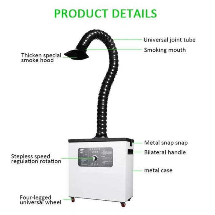 smoke evacuator air purifier penyedot asap buat laser solder dll