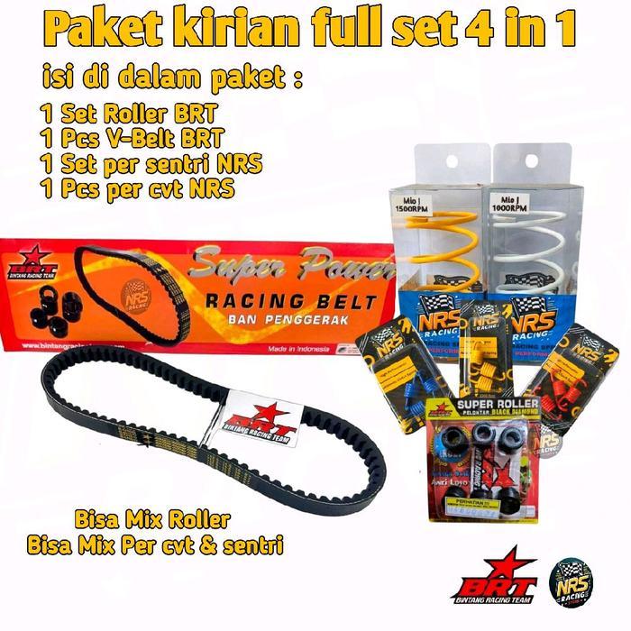 Paket kirian Vbelt BRT Roller BRT per cvt NRS per sentri NRS Mio J Mio GT115 Mio soul GT115 X-Ride