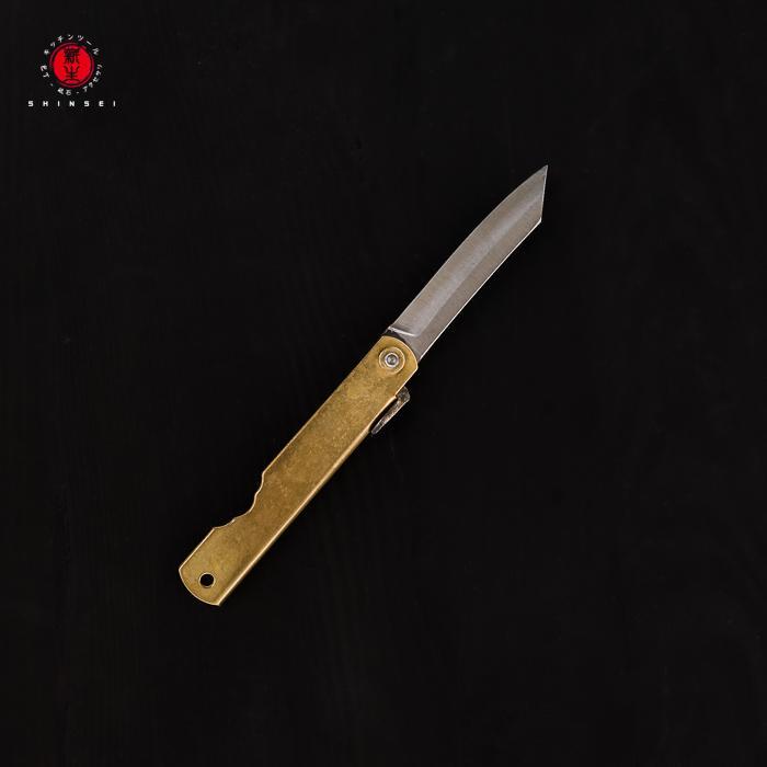 Pisau Saku Lipat Jepang Higonokami Warikomi Aogami Carbon Steel Edc Tbk