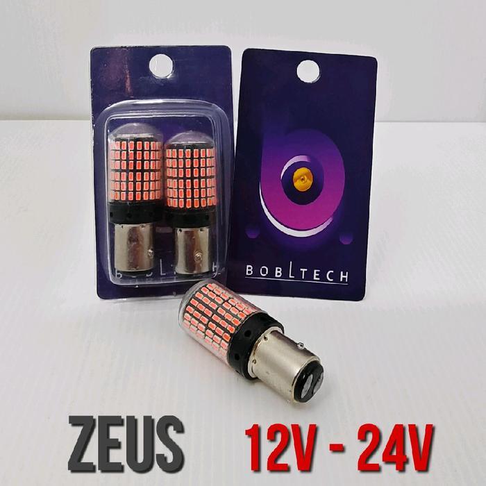 BOBLTECH LAMPU REM MOBIL LED BAYONET 2 KAKI BAY15D 1157 ZEUS CAR CANBUS (2 BUAH) ORIGINAL QUALITY